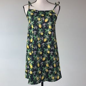 Missguided Tie Strap Cami Dress in Lemon 8